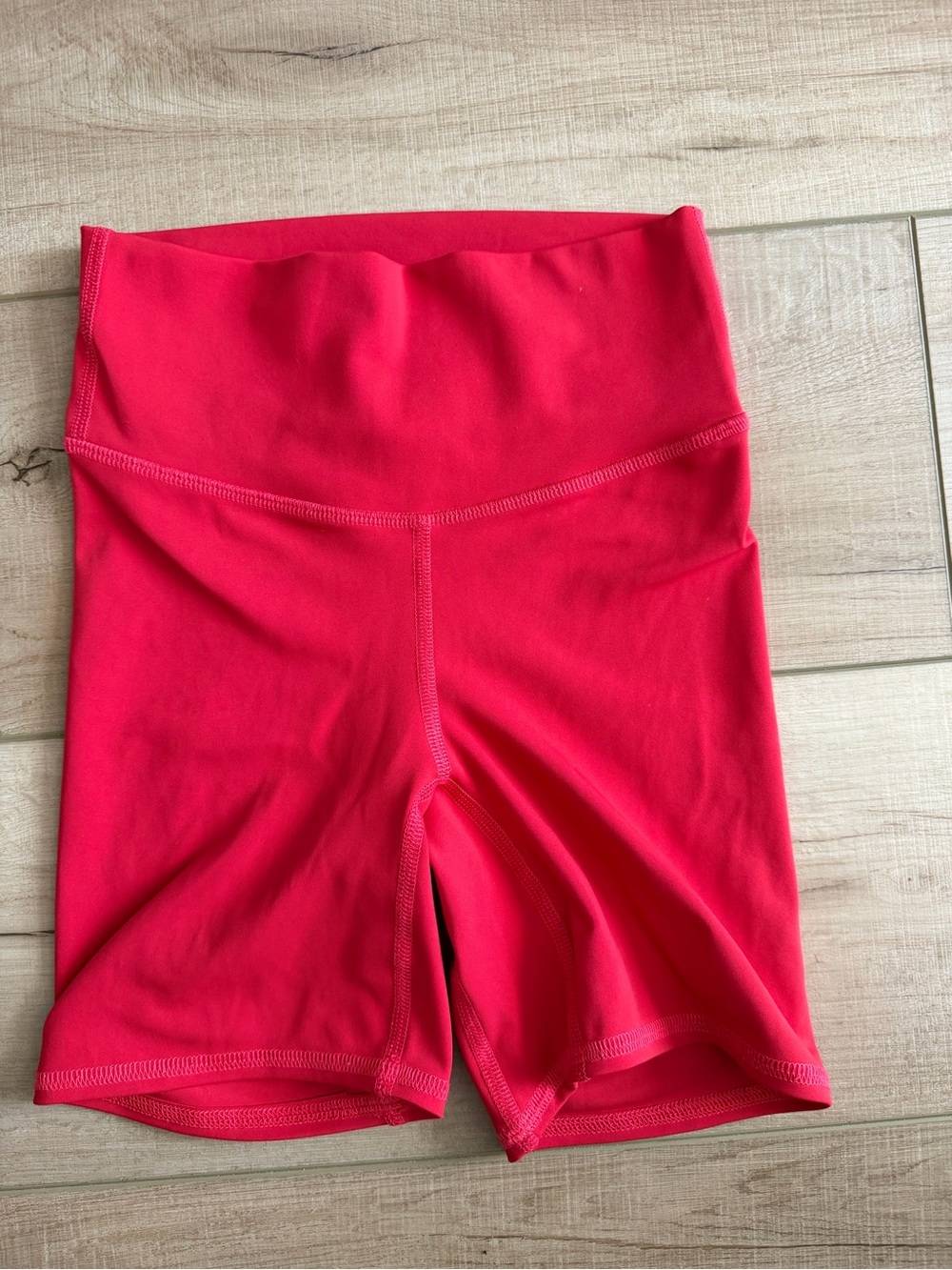 FIVE DANCEWEAR Red High Rise Shorts